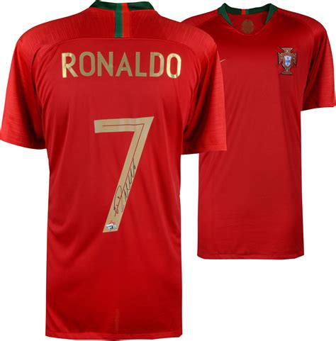 Cristiano Ronaldo Portugal Autographed 2018 Jersey Authentic Signed