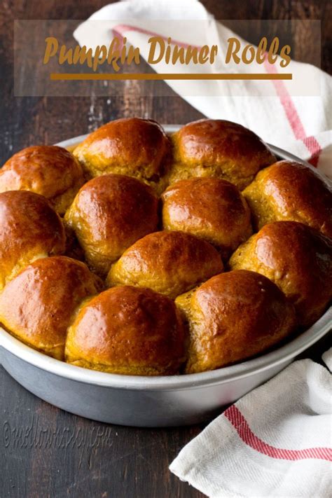 pumpkin dinner rolls yeast bread mellownspicy