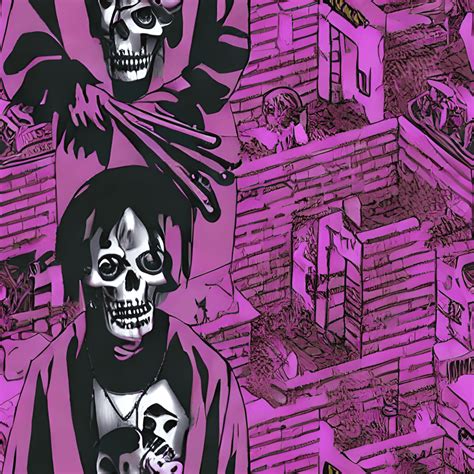 Phonk Grim Reaper Horror 90s Vaporwave Graphic · Creative Fabrica