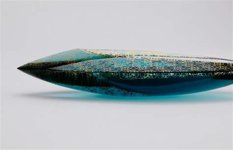 Japanese Kirikane Glass Artist Akane Yamamotos Precise Application Of
