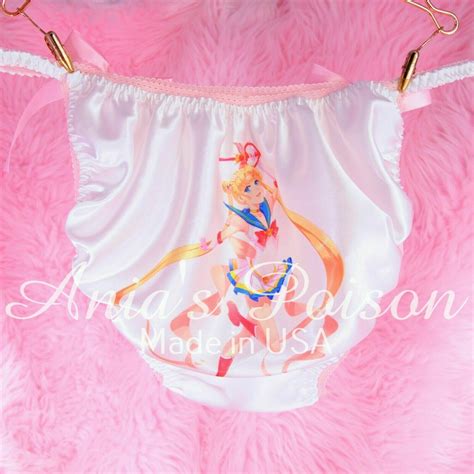 Rare Scepter Anime Sailor Moon Satin String Bikini Panties Manties