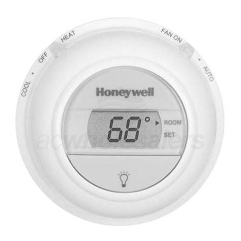 Honeywell T8775c1005 Round Non Programmable 1h1c Digital Thermostat