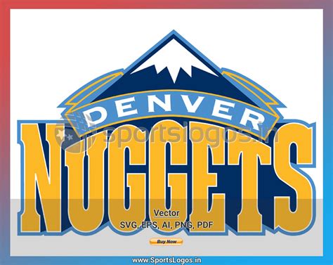 After 1974, the rockets name was abandoned in favor of nuggets. Denver Nuggets - Basketball Sports Vector SVG Logo in 5 ...