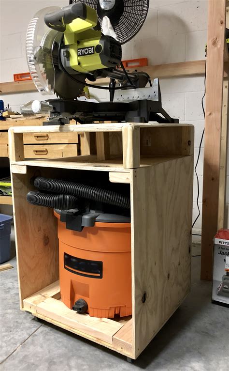 Rolling Chop Saw And Storage Cart Ryobi Nation Projects