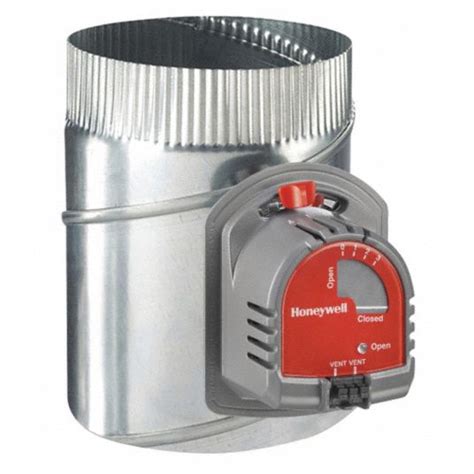 Honeywell Home Round Damper Modulating Automatic 6 In Width In