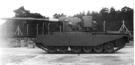Fv4004 120mm Conway And Fv4005 183mm Gun Tank