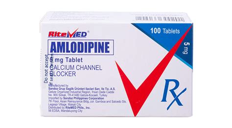 Heart Conditions Rm Amlodipine Besilate 5 Mg Tab Ritemed