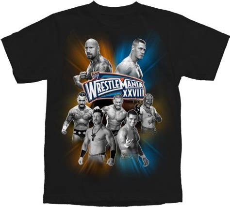 The event, streaming live on peacock, will begin at 8 p.m. WWE WrestleMania XXVIII Boy's T-shirt « Clothing Impulse ...