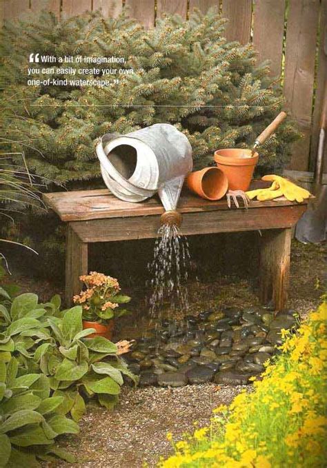 There are some reasons why you might want to create your own the initial layer is a gravel that is a rock shaped like pebbles which will keep debris and potentially just like our diy water filters, the natural soil of the ground refines animals such as insects, plants. 25+ DIY Water Features Will Bring Tranquility & Relaxation ...