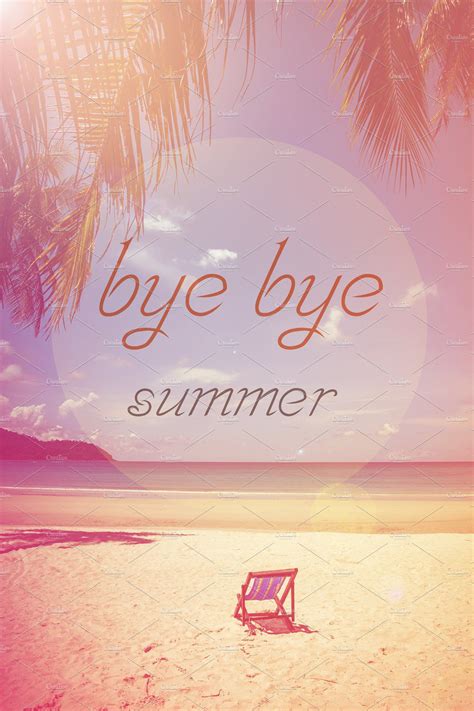 Good Bye Summer By Pimpic Studio On Creativemarket Goodbye Summer