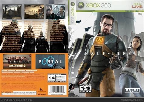 Half Life 2 Orange Box Xbox 360 Box Art Cover By Publicenemydx