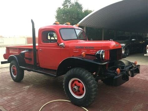 Dodge Power Wagon 1951 Red Black Color For Sale Photos Technical