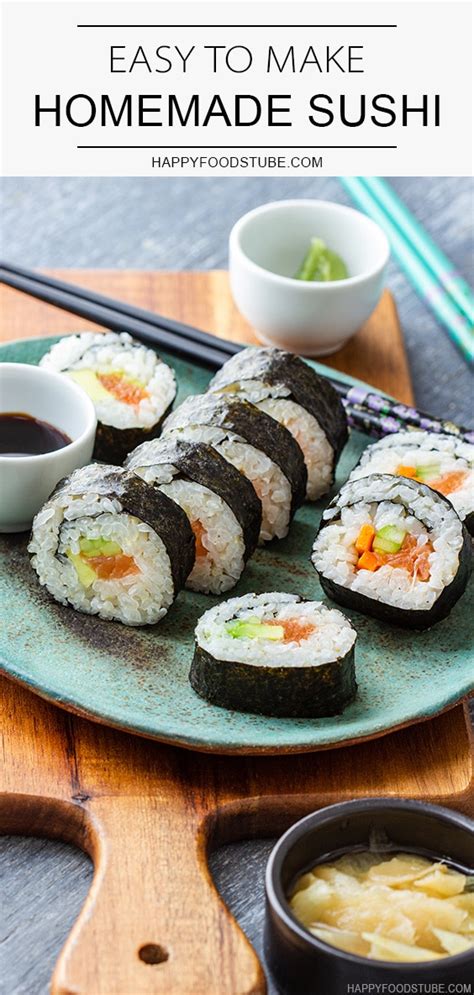 Homemade Sushi Recipe How To Make Sushi At Home