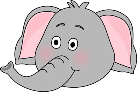 Clipart Of Elephant Face Clipground