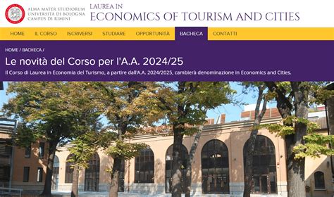 Rimini all università Economia del Turismo sarà solo in inglese Gli