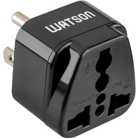 Watson 3 Prong Europe To 3 Prong Usa Power Adapter Plug