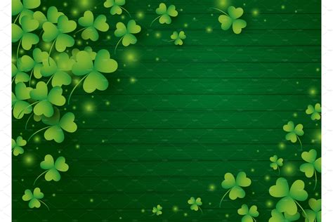 St Patricks Day Background Design Custom Designed Illustrations