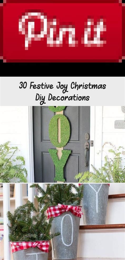 30 Festive Joy Christmas Diy Decorations Home Decor Diy Modern