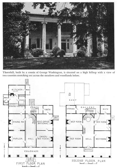 Southern Plantation Homes Floor Plans