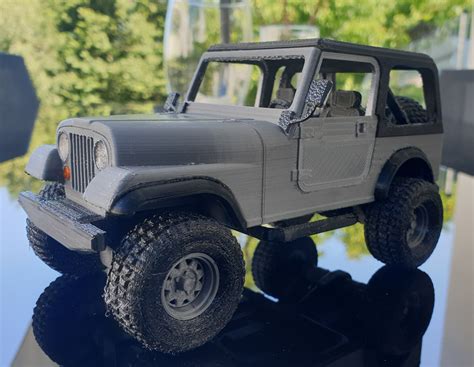 3d Printed Open Jeep Cj7 With Separate Hardtop Made With Qidi X Max・cults