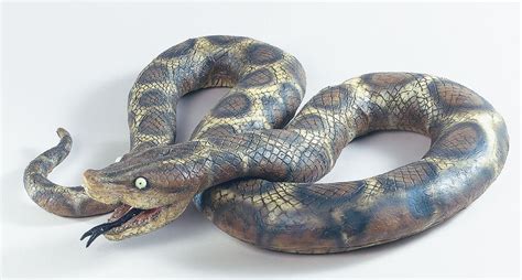 Large Rubber Scary Snake Fancy Dress Halloween Python