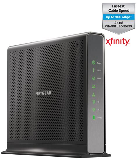 Amazon.com: NETGEAR Nighthawk AC1900 Wi-Fi Cable Modem Router For XFINITY Internet & Voice ...
