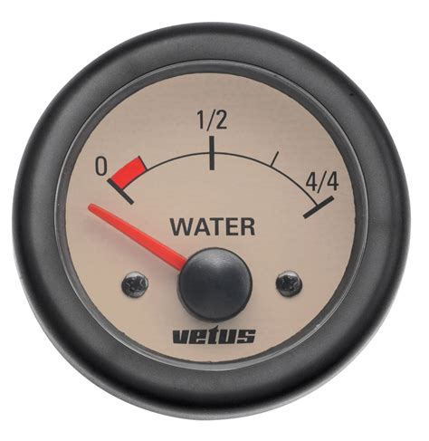 Vetus Waterniveaumeter Beige 12v D 52mm Jos Boone Watersport