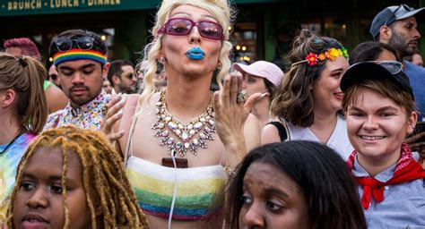 Photos Nycs Massive Lgbtq Pride Parade Mixes Party And Protest