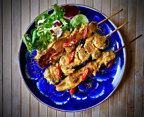 Chicken Satay Easy Thai Starter Recipes Easy Thai Food