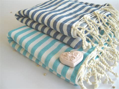 Sale Set Of Turkish Bath Towel Handwoven Peshtemal Bath Schooner