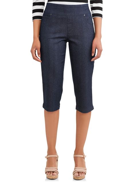 Time And Tru Women S Essential Pull On Capri Pant