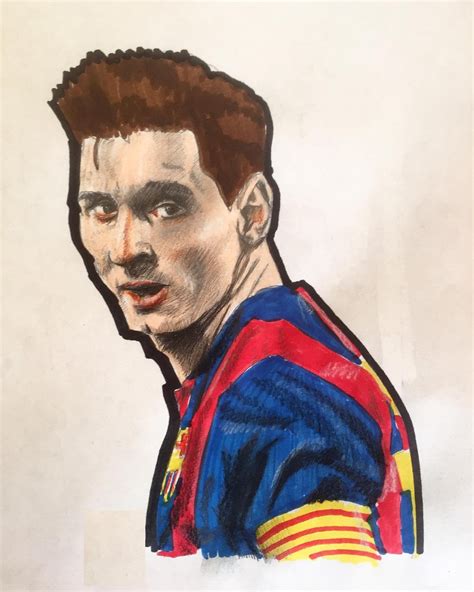 Lionel Messi Barcelona Cartoon Hd High Definitions