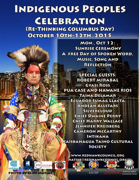 Here you will find information and related links. Columbus Day, Indigenous Peoples Day, and Iron Eyes ...