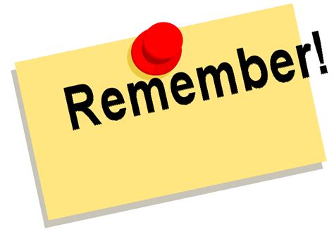 Remember Sticky Note Clip Art At Vector Clip Art Online