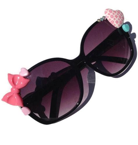 items similar to pink and mint decoden sunglasses kawaii sunglasses kawaii decoden sunnies