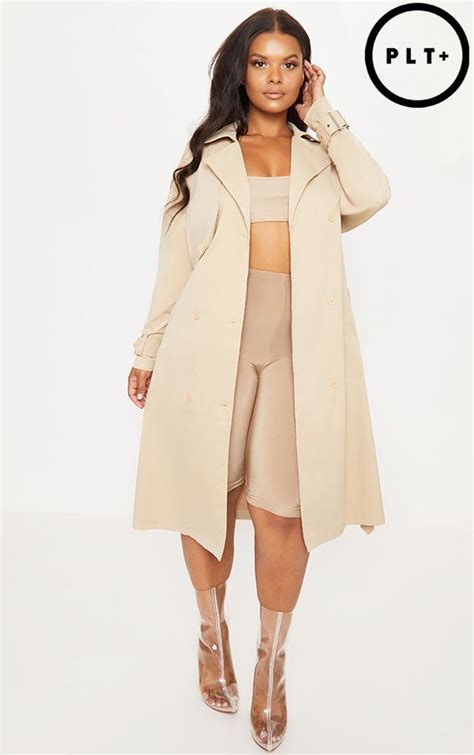 Plus Stone Trench Coat Night Outfits Date Night Outfit Thick Girls