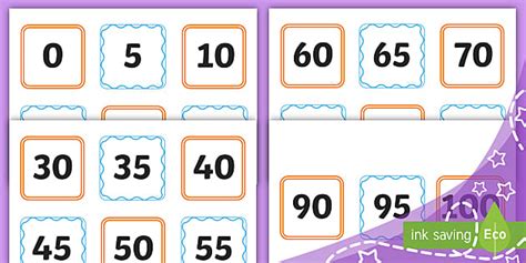 👉 Counting In Fives Flashcards Ages 5 6 Maths Parents