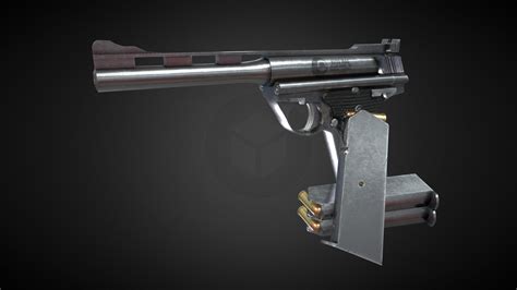 Automag Pistol 44 Magnum 3d Model By Testotesta 7dc6673 Sketchfab