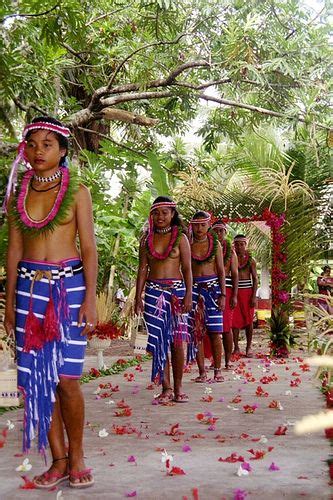 Yap Islands Festival Dancers Fashion Yap Island Women
