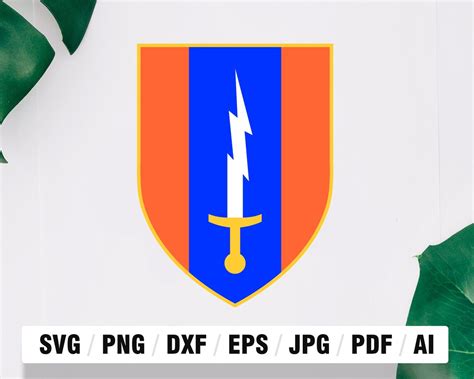 Emblem Of 1st Signal Brigade United States Design Etsy
