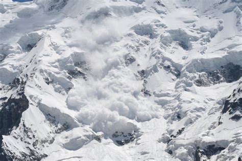 Snow Avalanche Stock Image Image Of Touristic Avalanche 5645485