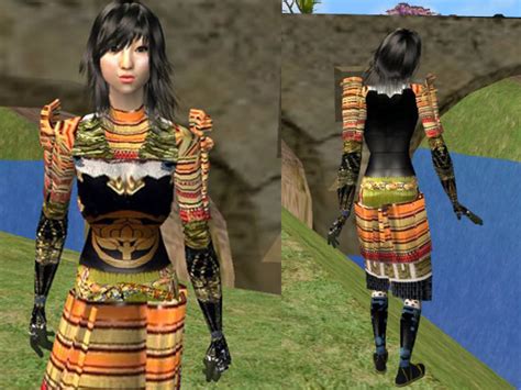 Mod The Sims Tachibana Clan Samurai Armor