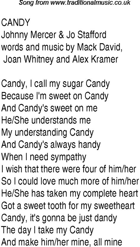 Top Songs Music Charts Lyrics For Candy