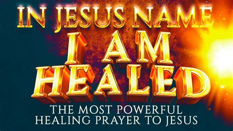 Pray Now For Healing In Jesus Name Most Powerful Miracle Prayer For