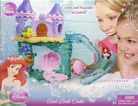 Category toys & games(348) baby(55) home(42) fitness & sports(12) beauty(4) clothing(4) food & grocery(3) seasonal(3) outdoor living(2) home improvement(1) office supplies(1). Amazon.com: Disney Princess Ariel Bath Castle: Toys ...