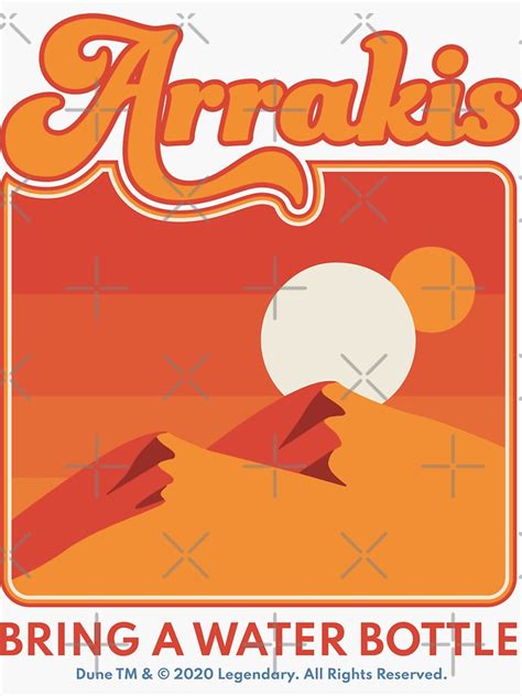 Dune 2020 Arrakis Desert Design Sticker For Sale By Justjonboy