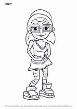 Subway Coloring Pages Surfers Tricky Drawing Elf Draw sketch template