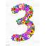 Number 3 Made From Flowers Stock Illustration  Download Image Now IStock