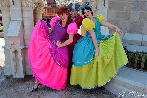 Anastasia Drizella And Lady Tremaine Disneyland Face Characters