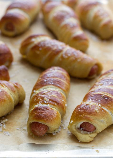 This homemade pretzel dog recipe is fun to make this time of year as it combines hot dogs with soft pretzel bread! Homemade Pretzel Dogs Recipe | Little Spice Jar
